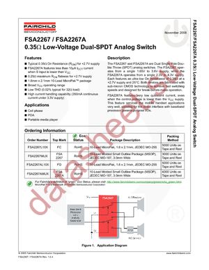 FSA2267L10X datasheet  